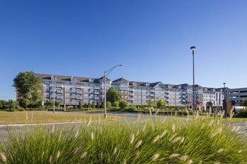 a view of the exterior of Reveal Hackensack apartments